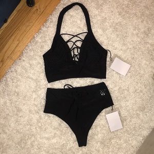 Brand new black bathing suit